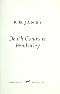 Cover of Death Comes to Pemberley by P. D. James