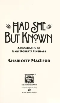 Cover of Had she but known by Charlotte MacLeod