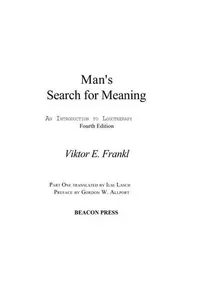 Cover of Man's Search for Meaning by Viktor E. Frankl