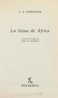 Cover of The African Queen by C. S. Forester