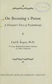 Cover of On Becoming a Person by Carl Rogers
