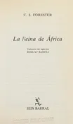 Cover of The African Queen by C. S. Forester
