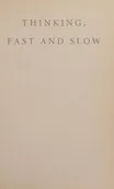 Cover of Thinking, Fast and Slow by Daniel Kahneman